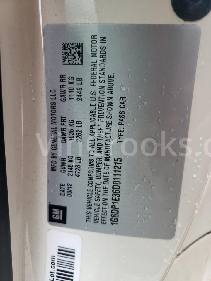 1G6DP1E36D0111215
