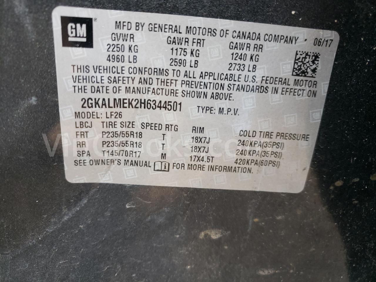 2GKALMEK2H6344501