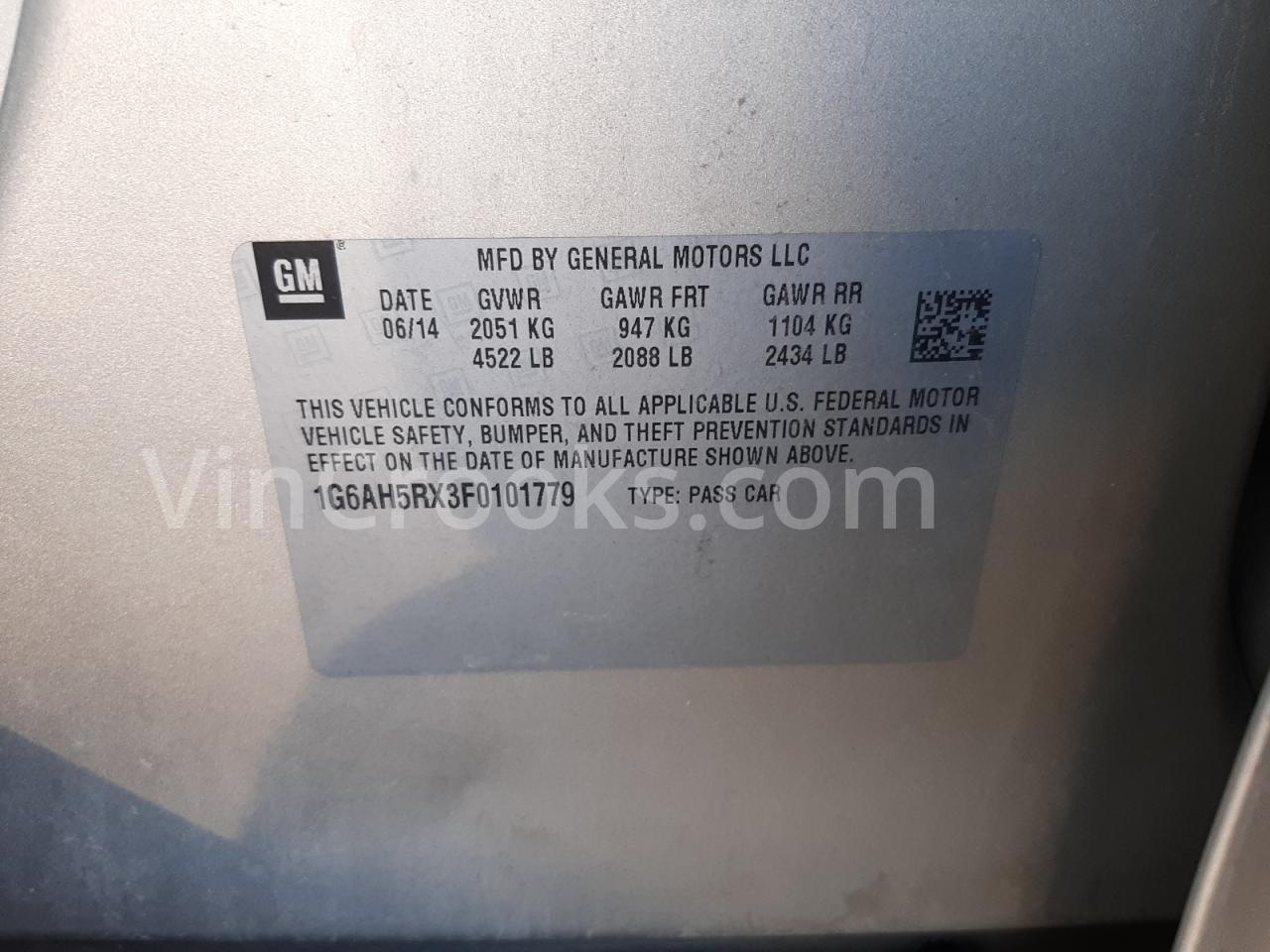 1G6AH5RX3F0101779
