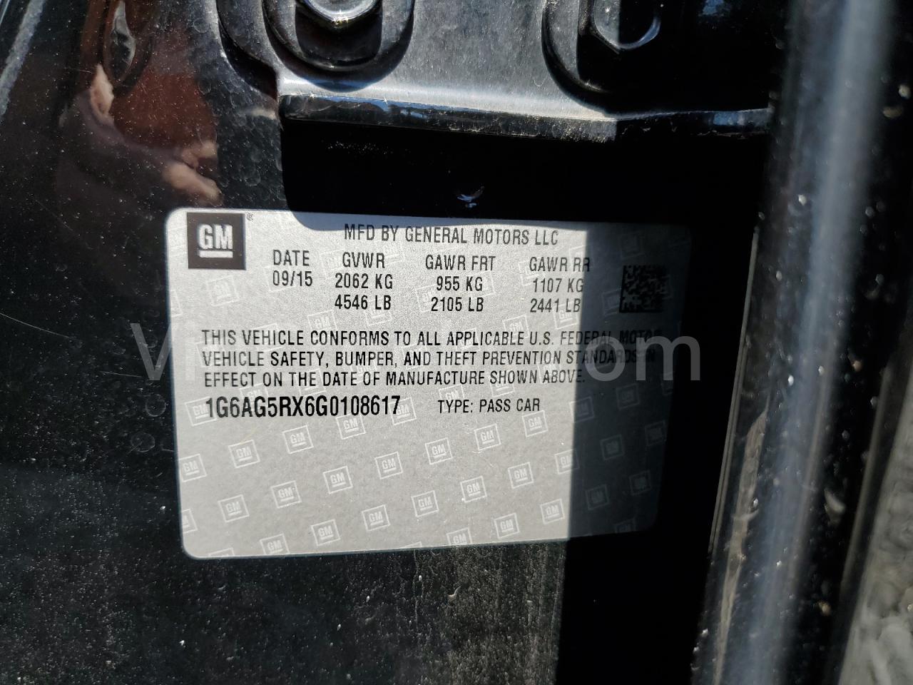 1G6AG5RX6G0108617