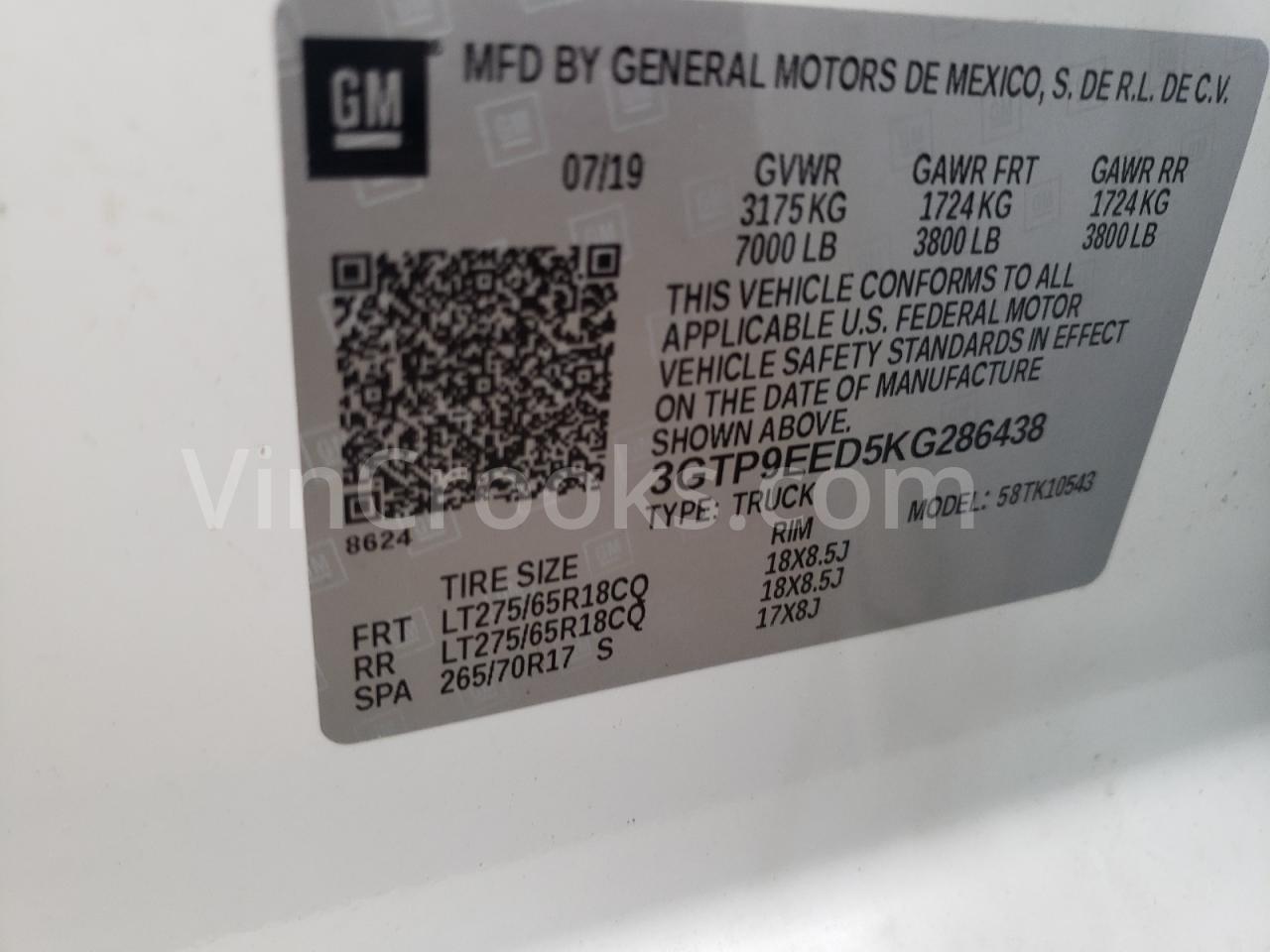 3GTP9EED5KG286438