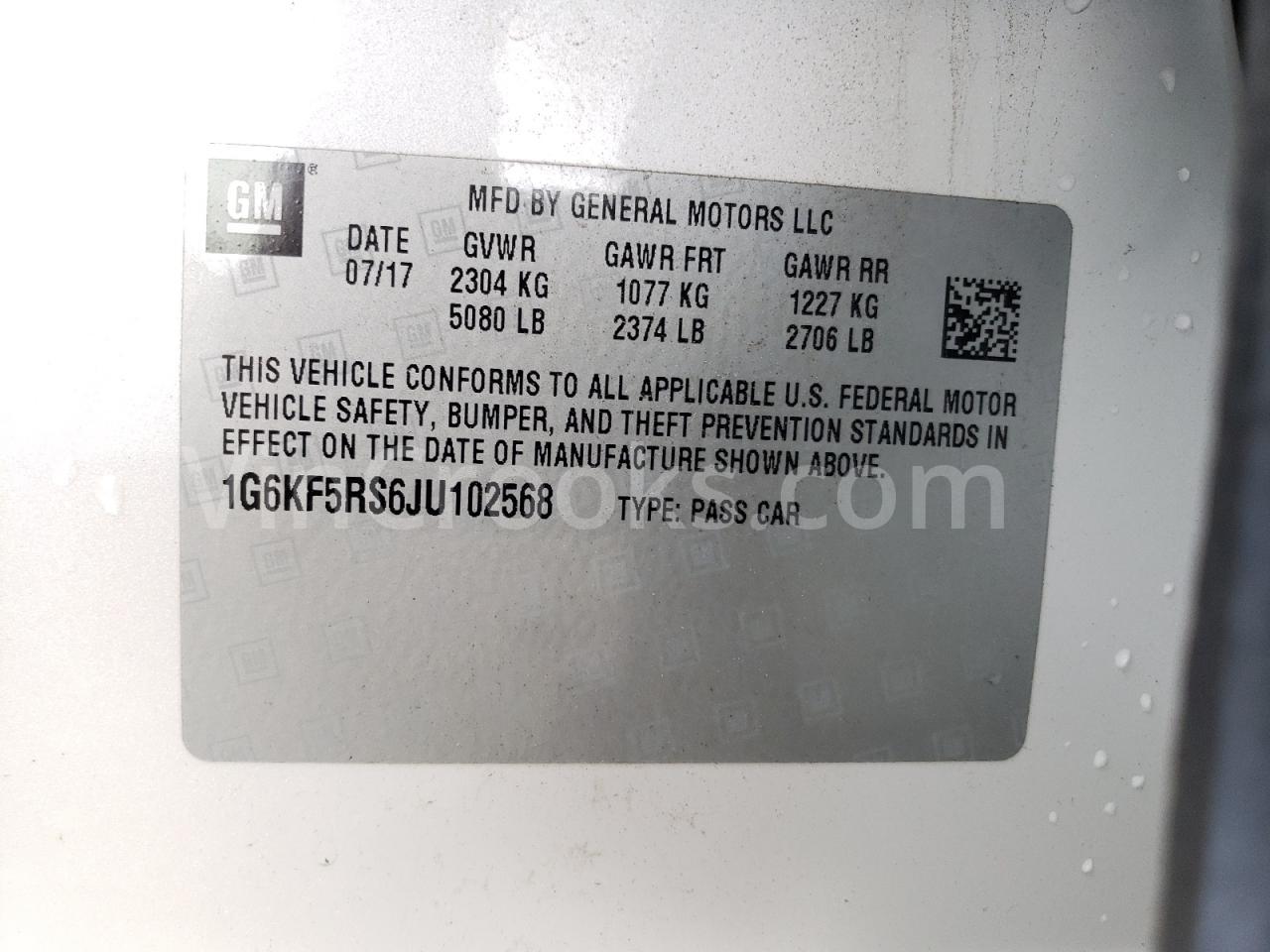 1G6KF5RS6JU102568