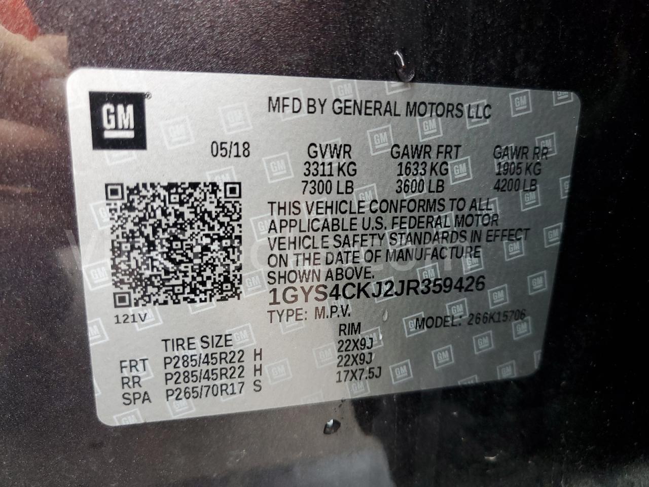 1GYS4CKJ2JR359426