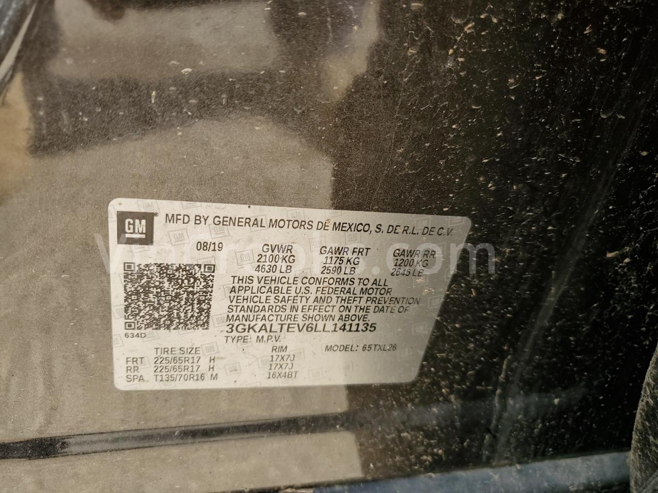 3GKALTEV6LL141135