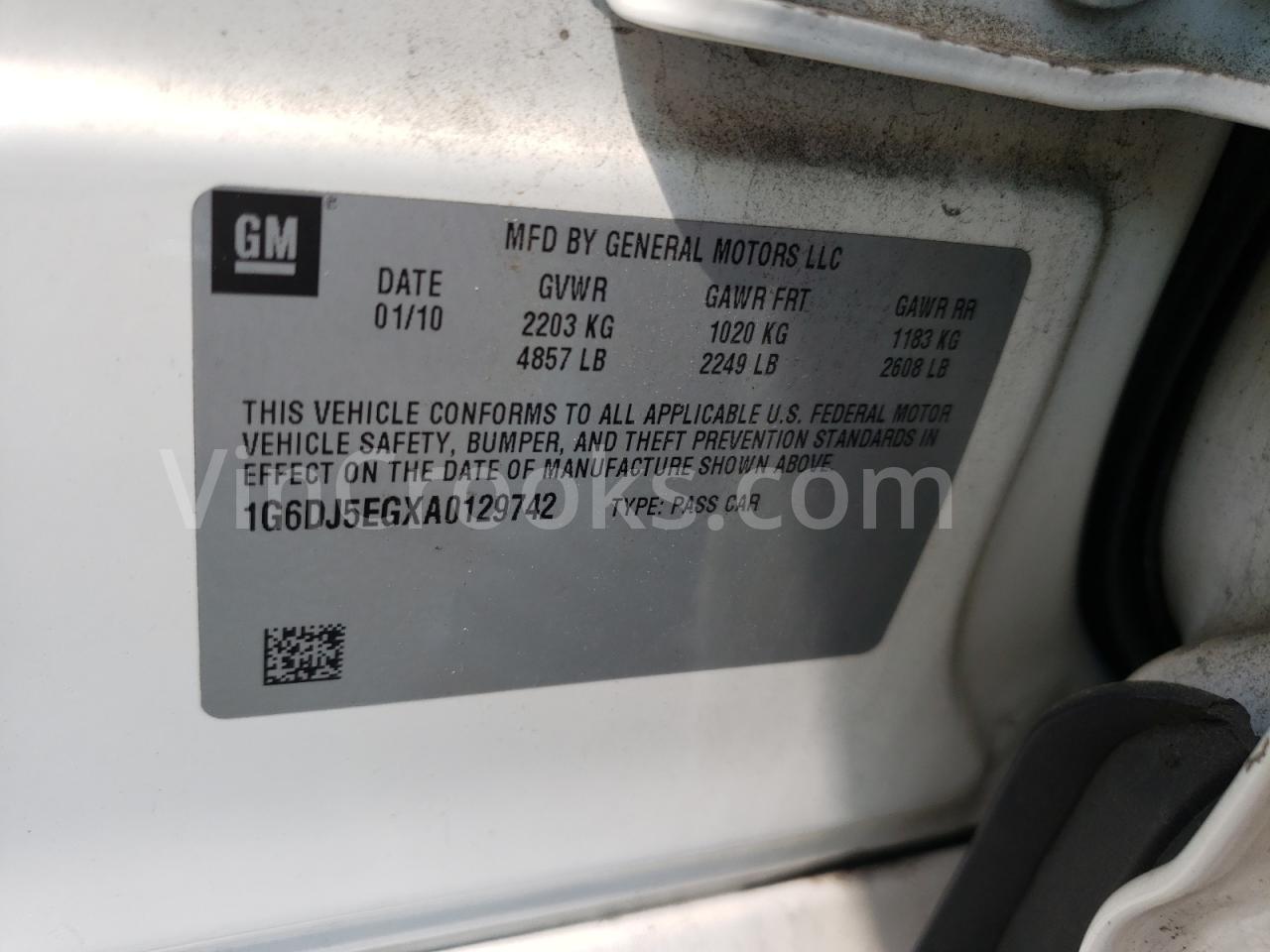 1G6DJ5EGXA0129742