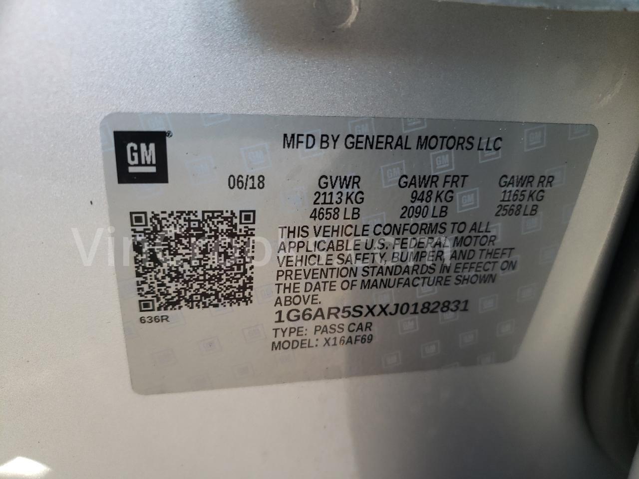 1G6AR5SXXJ0182831