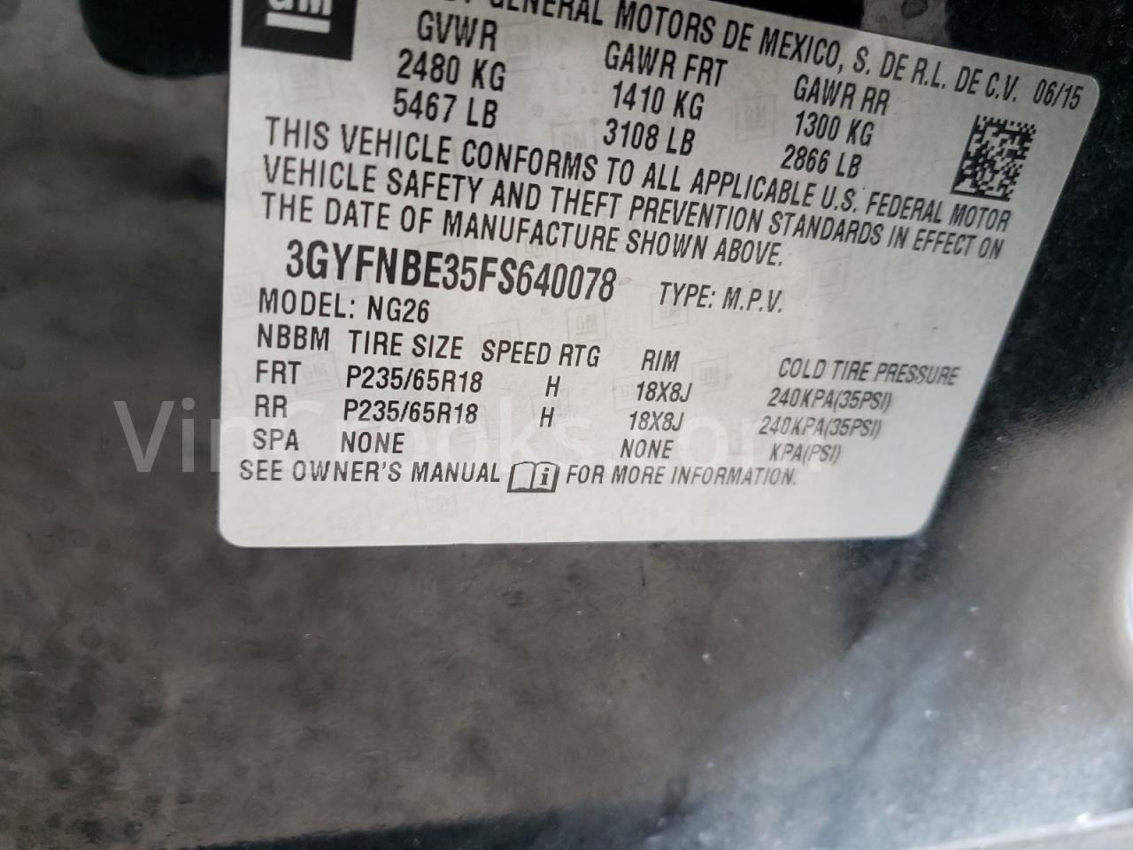 3GYFNBE35FS640078
