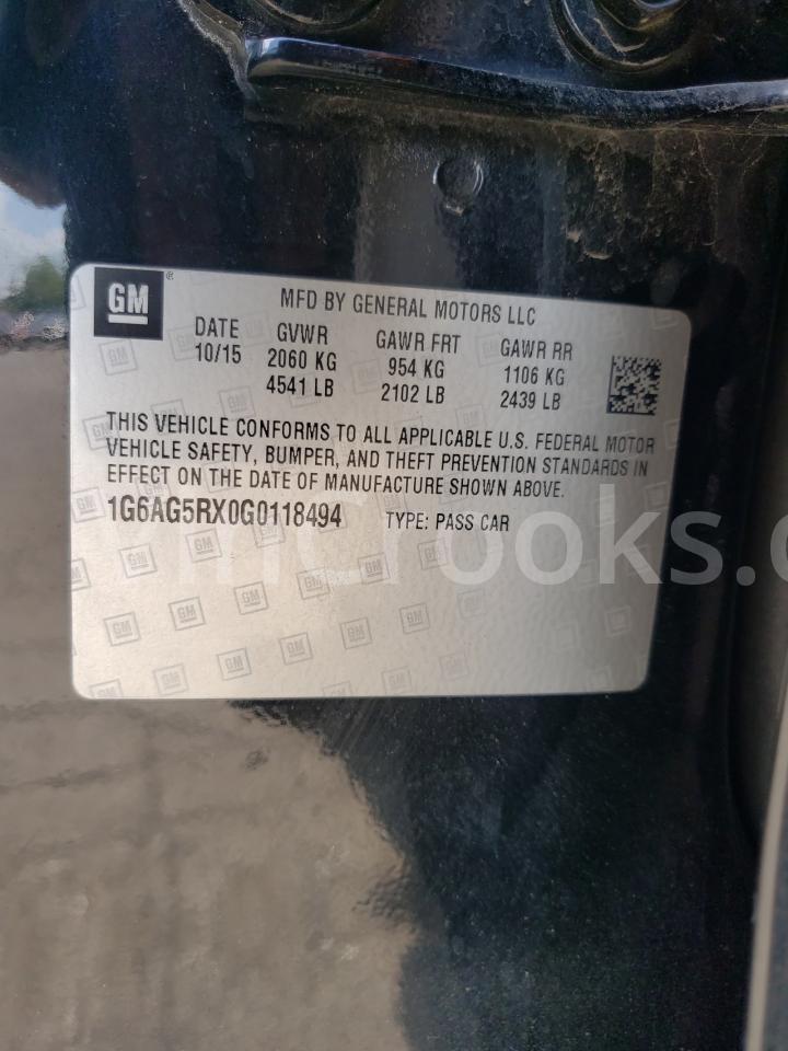 1G6AG5RX0G0118494