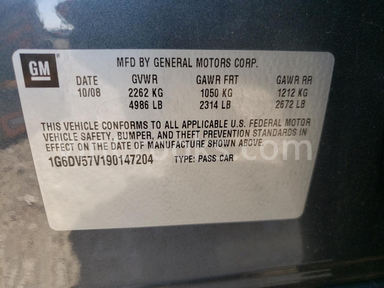 1G6DV57V190147204