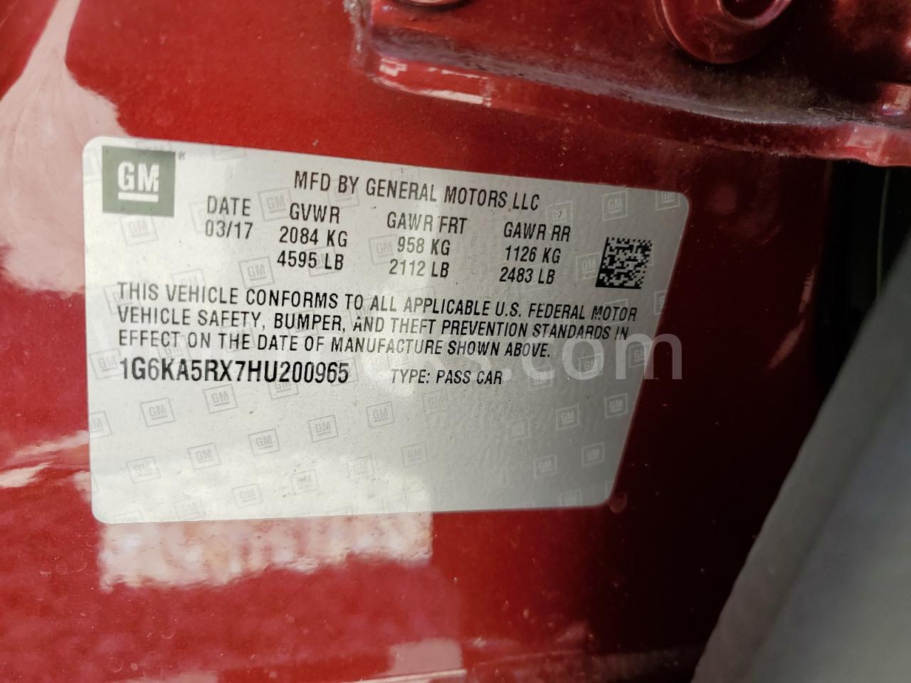 1G6KA5RX7HU200965