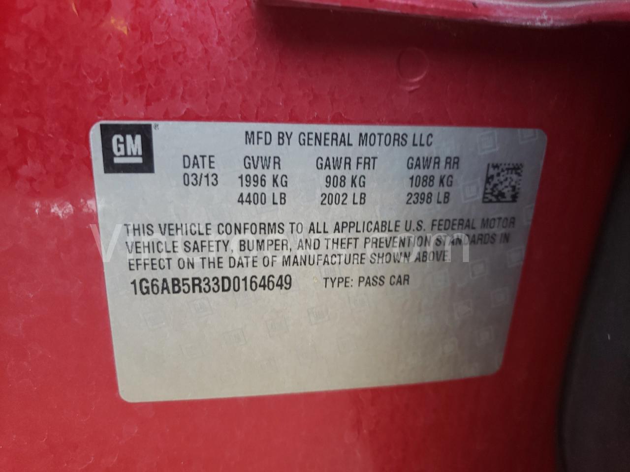 1G6AB5R33D0164649