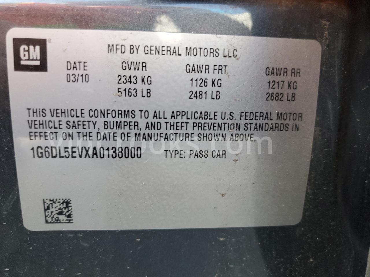 1G6DL5EVXA0138000