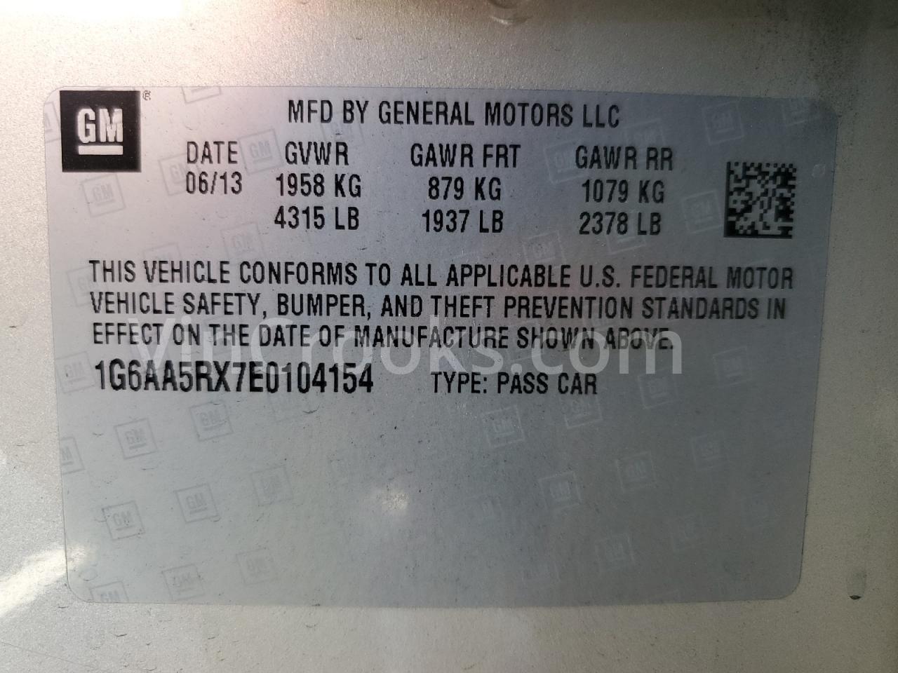 1G6AA5RX7E0104154