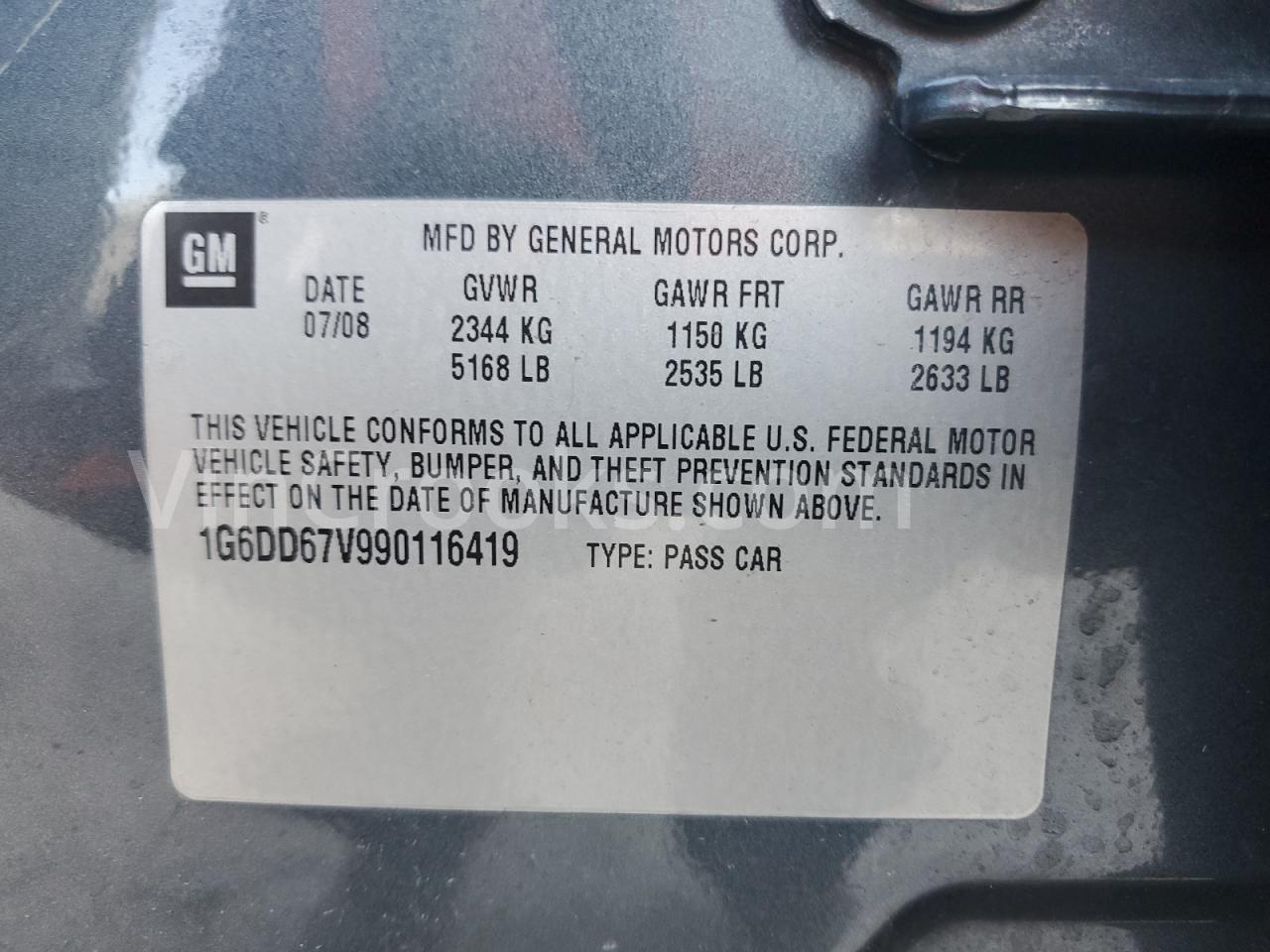 1G6DD67V990116419