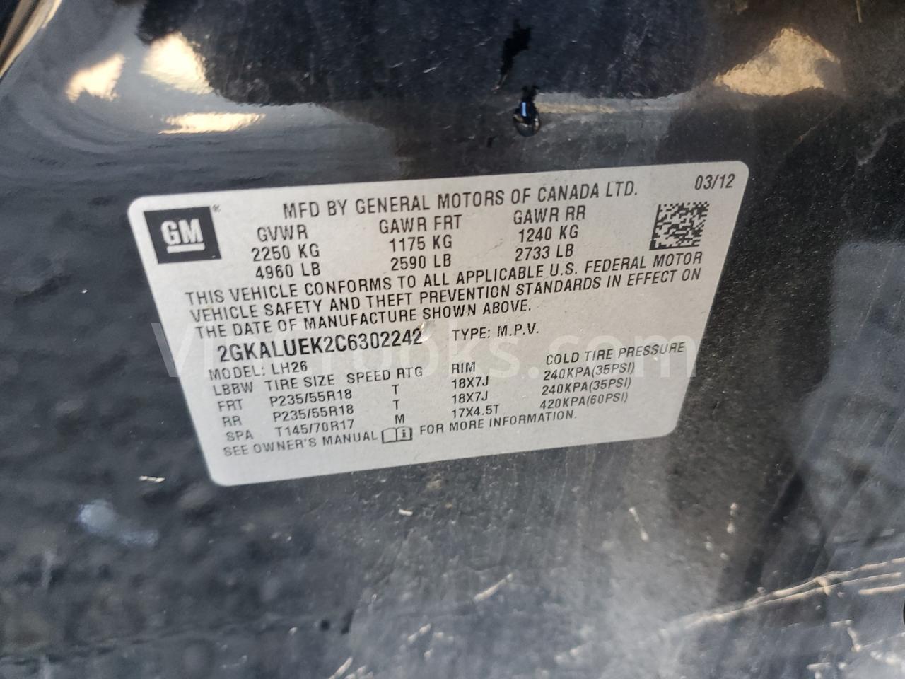2GKALUEK2C6302242