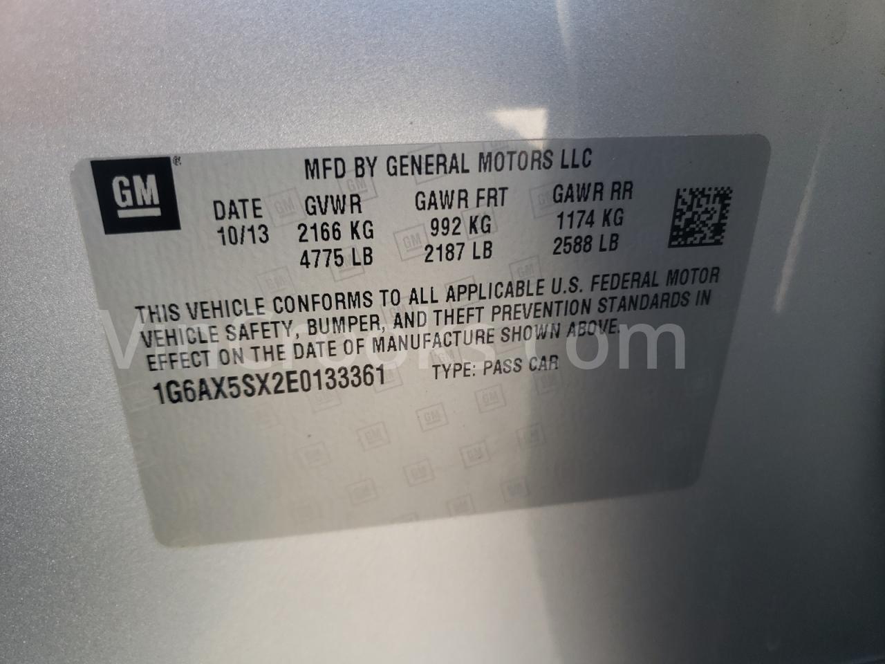 1G6AX5SX2E0133361