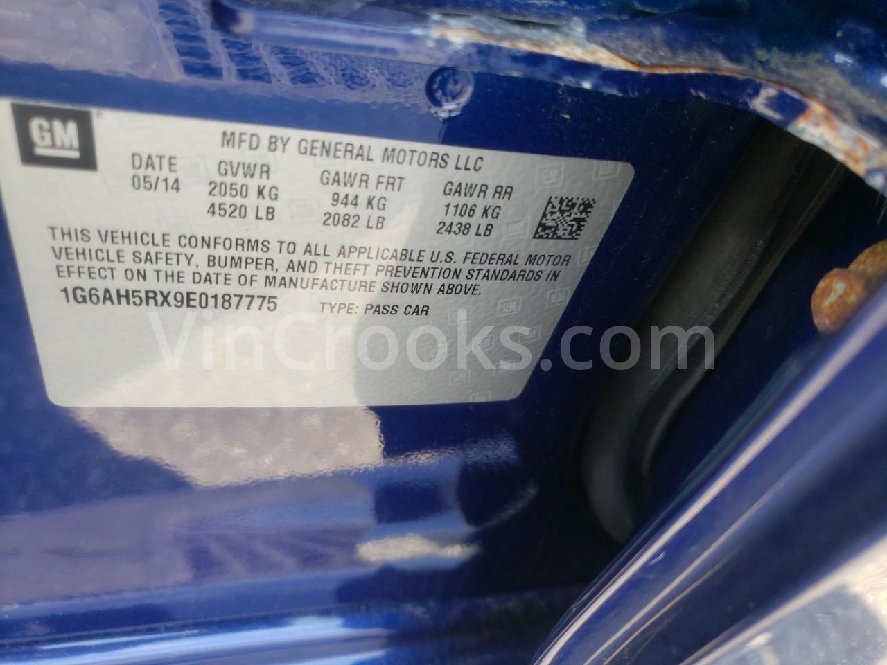 1G6AH5RX9E0187775