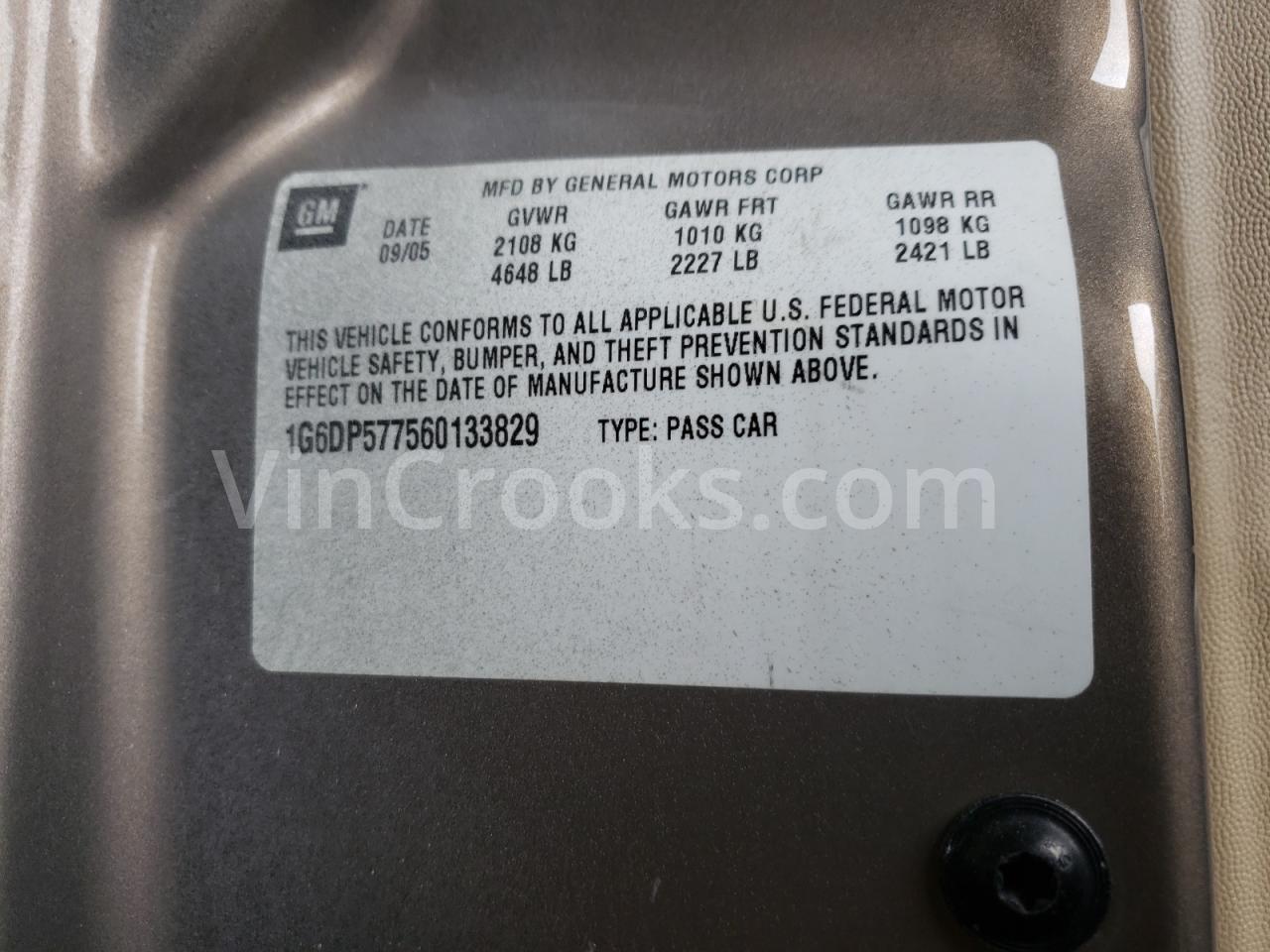 1G6DP577560133829