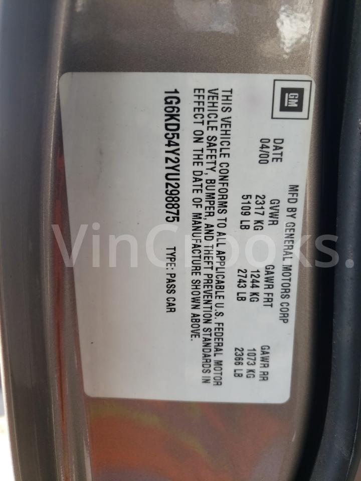 1G6KD54Y2YU298875