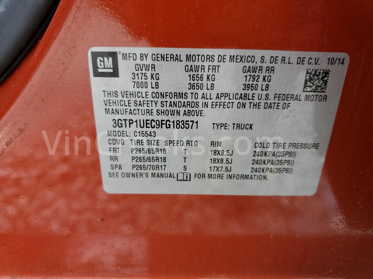 3GTP1UEC9FG183571