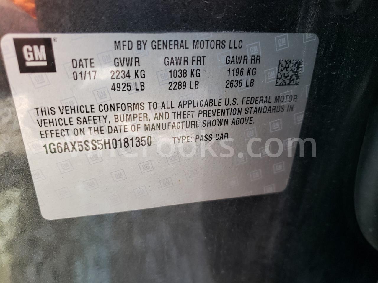 1G6AX5SS5H0181350