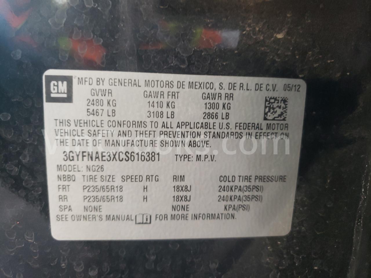 3GYFNAE3XCS616381