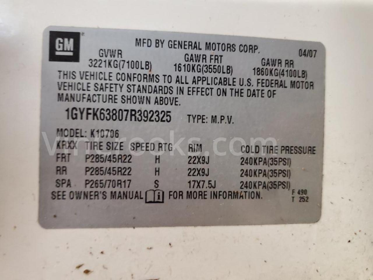 1GYFK63807R392325