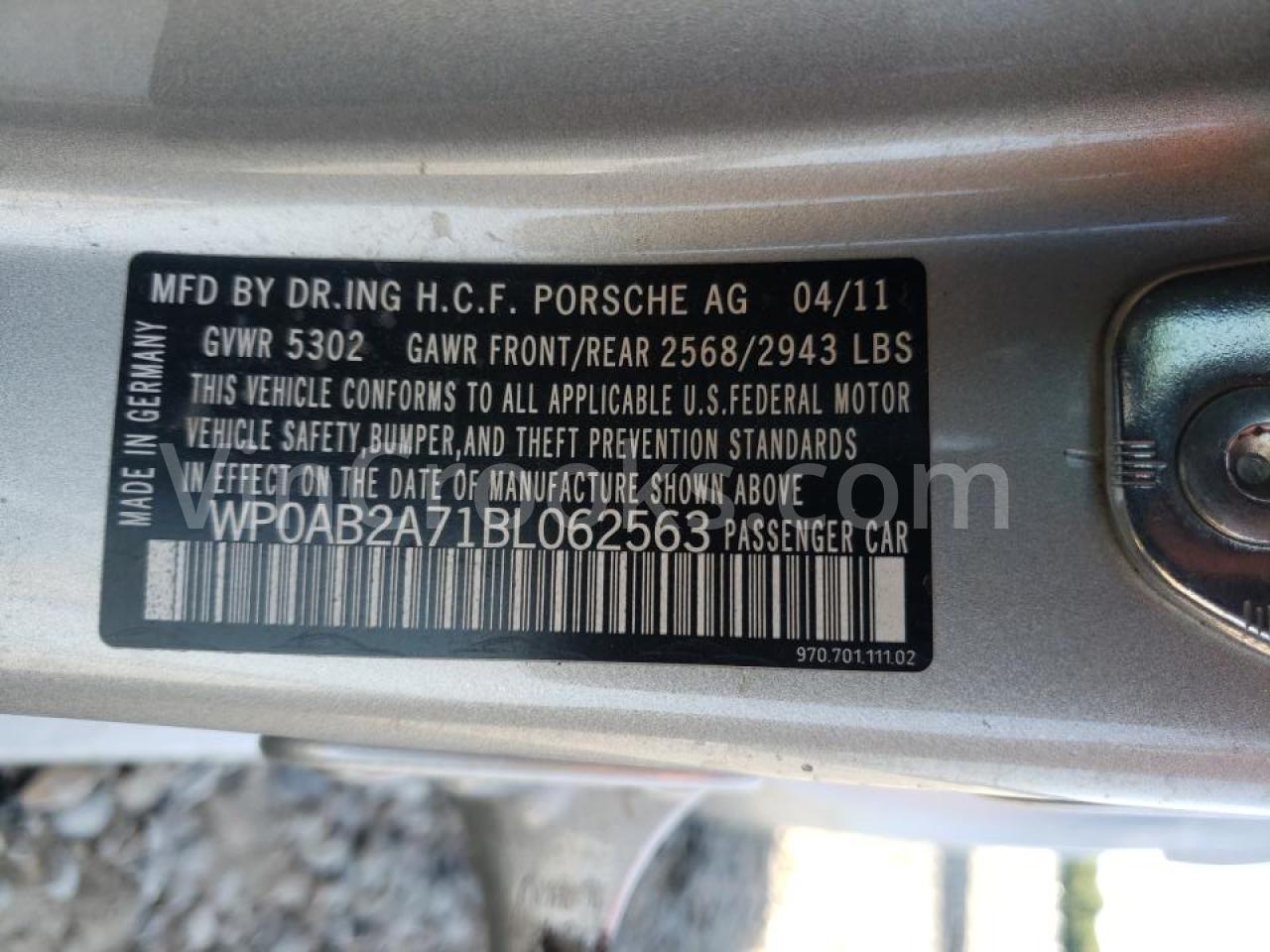 WP0AB2A71BL062563
