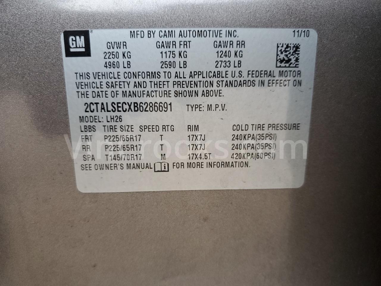 2CTALSECXB6286691