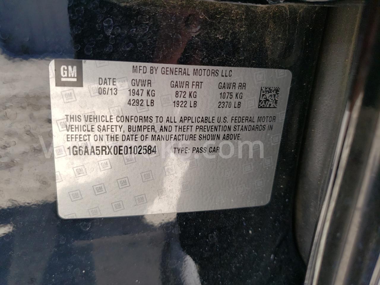 1G6AA5RX0E0102584