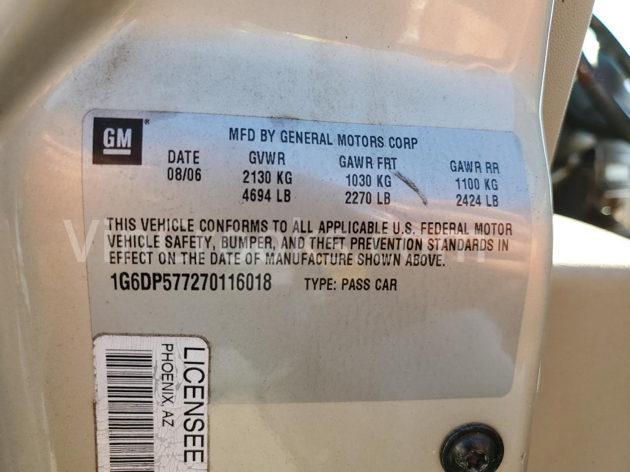 1G6DP577270116018