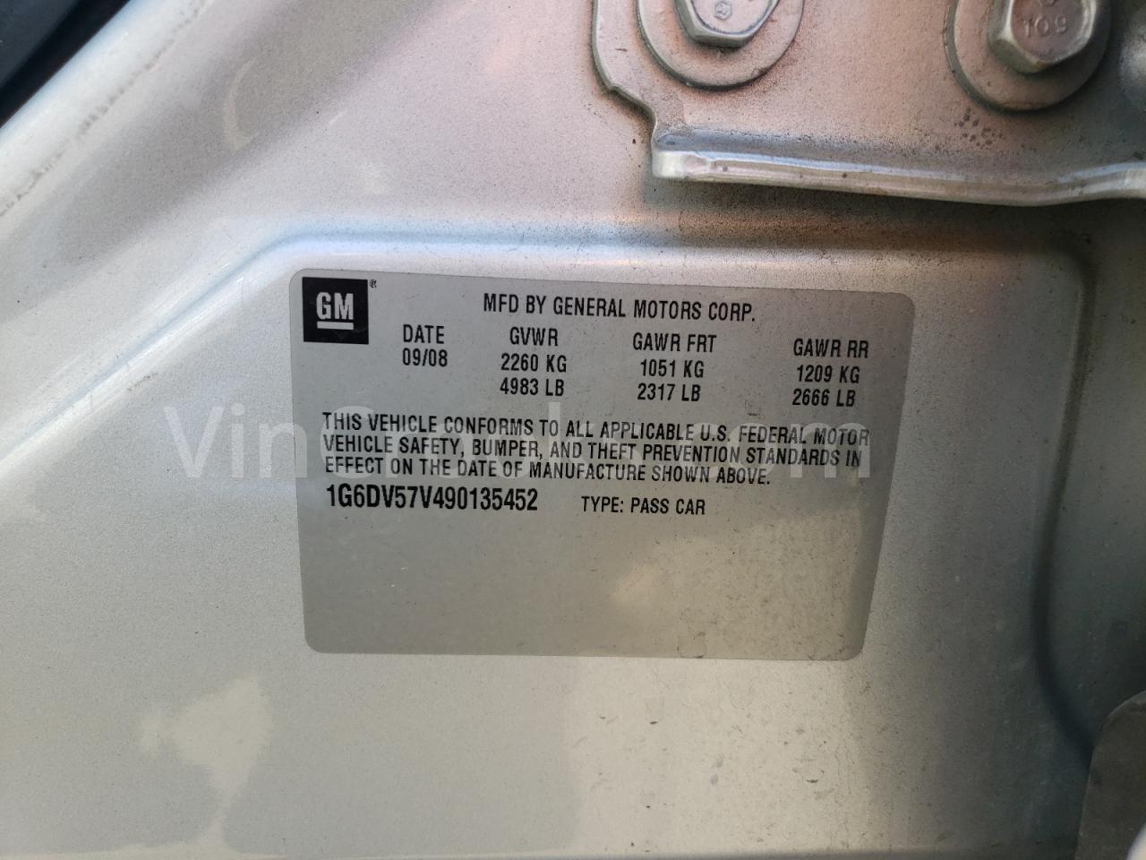 1G6DV57V490135452