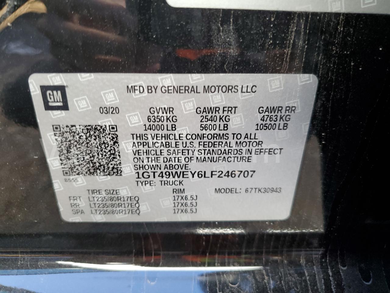 1GT49WEY6LF246707