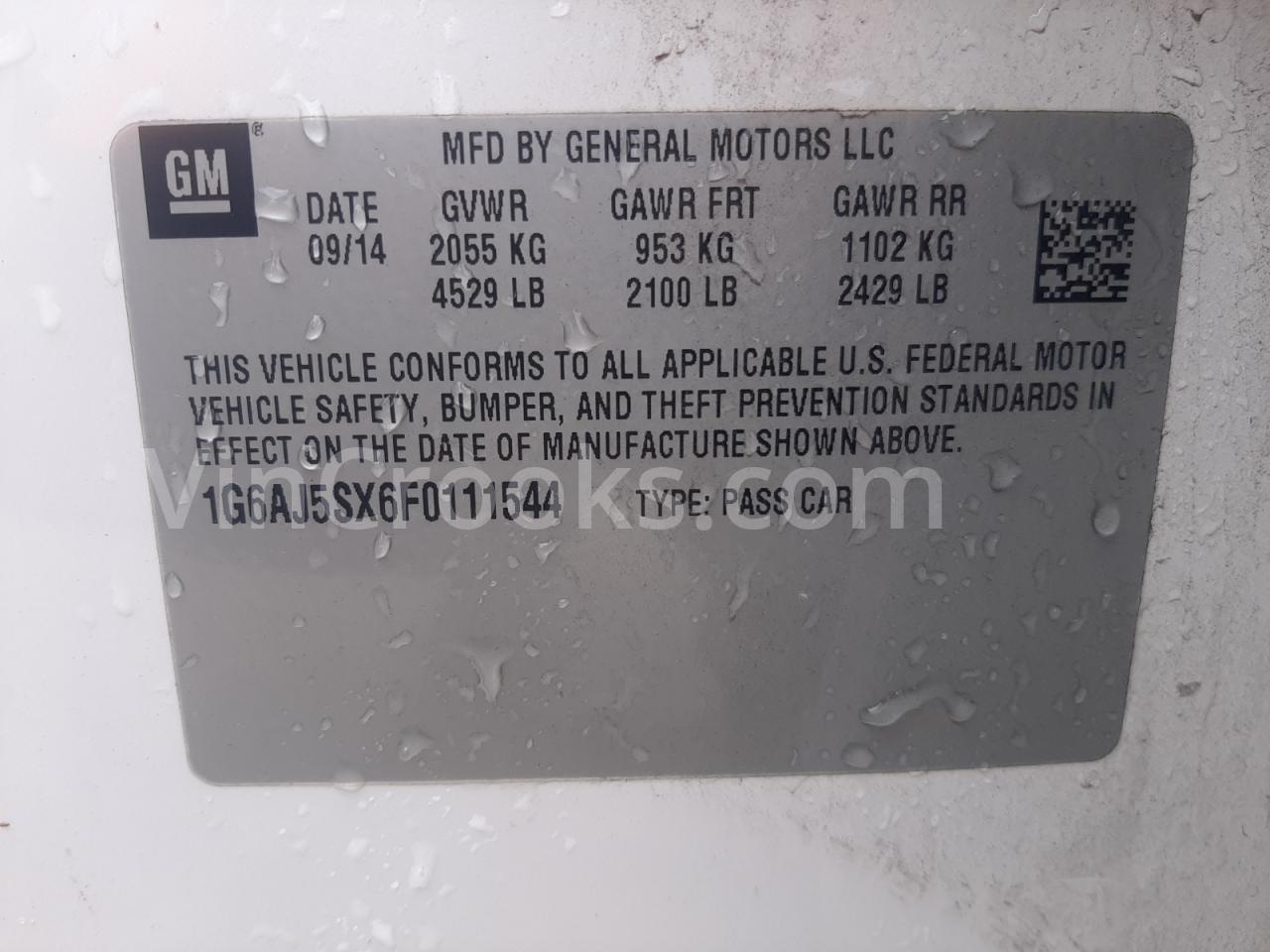 1G6AJ5SX6F0111544