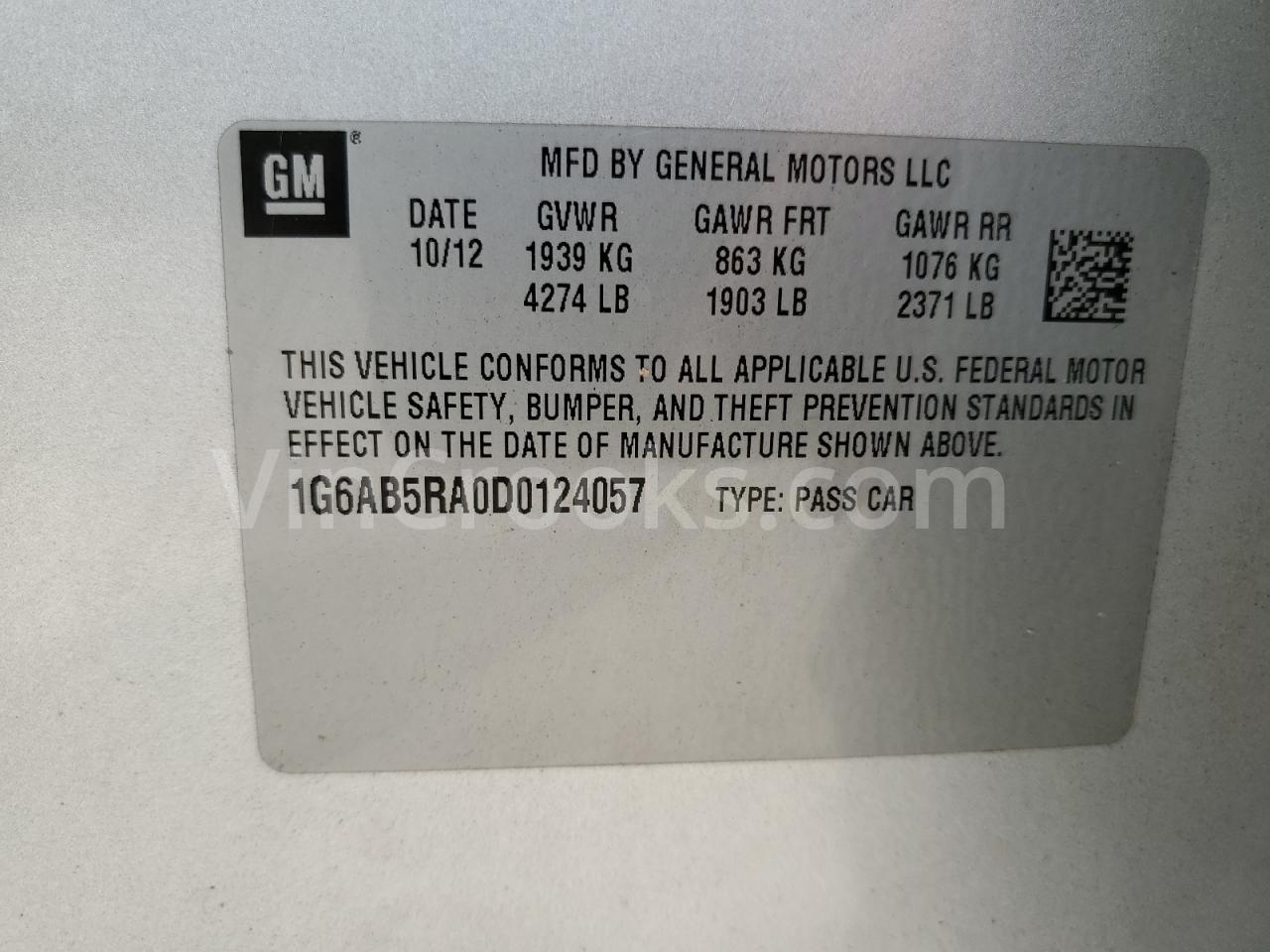 1G6AB5RA0D0124057