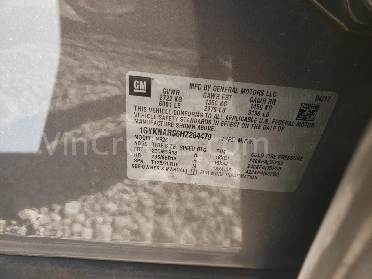 1GYKNARS6HZ284479
