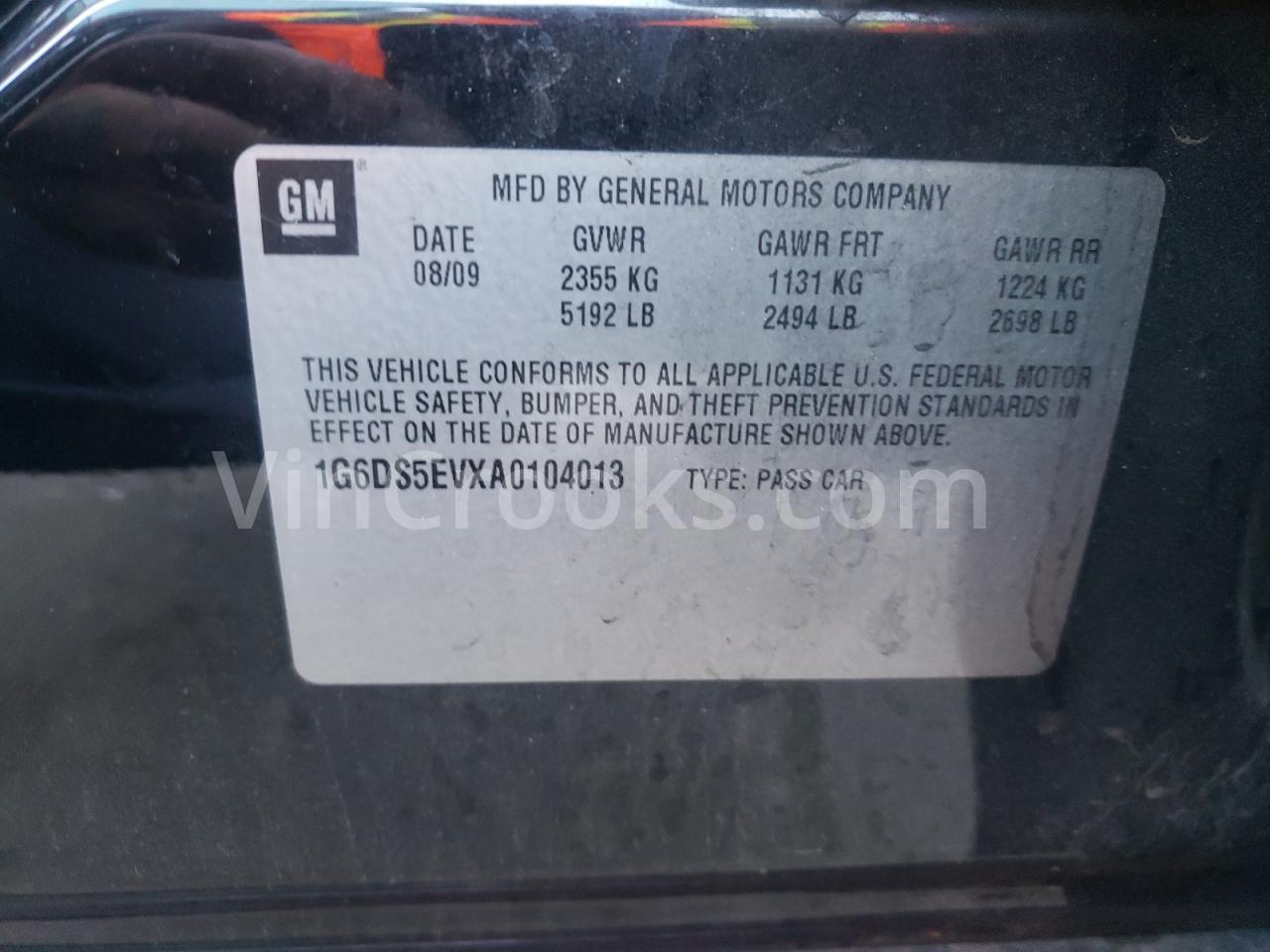 1G6DS5EVXA0104013