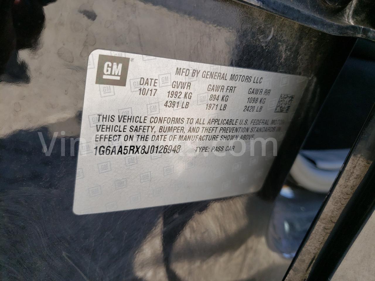 1G6AA5RX8J0126948