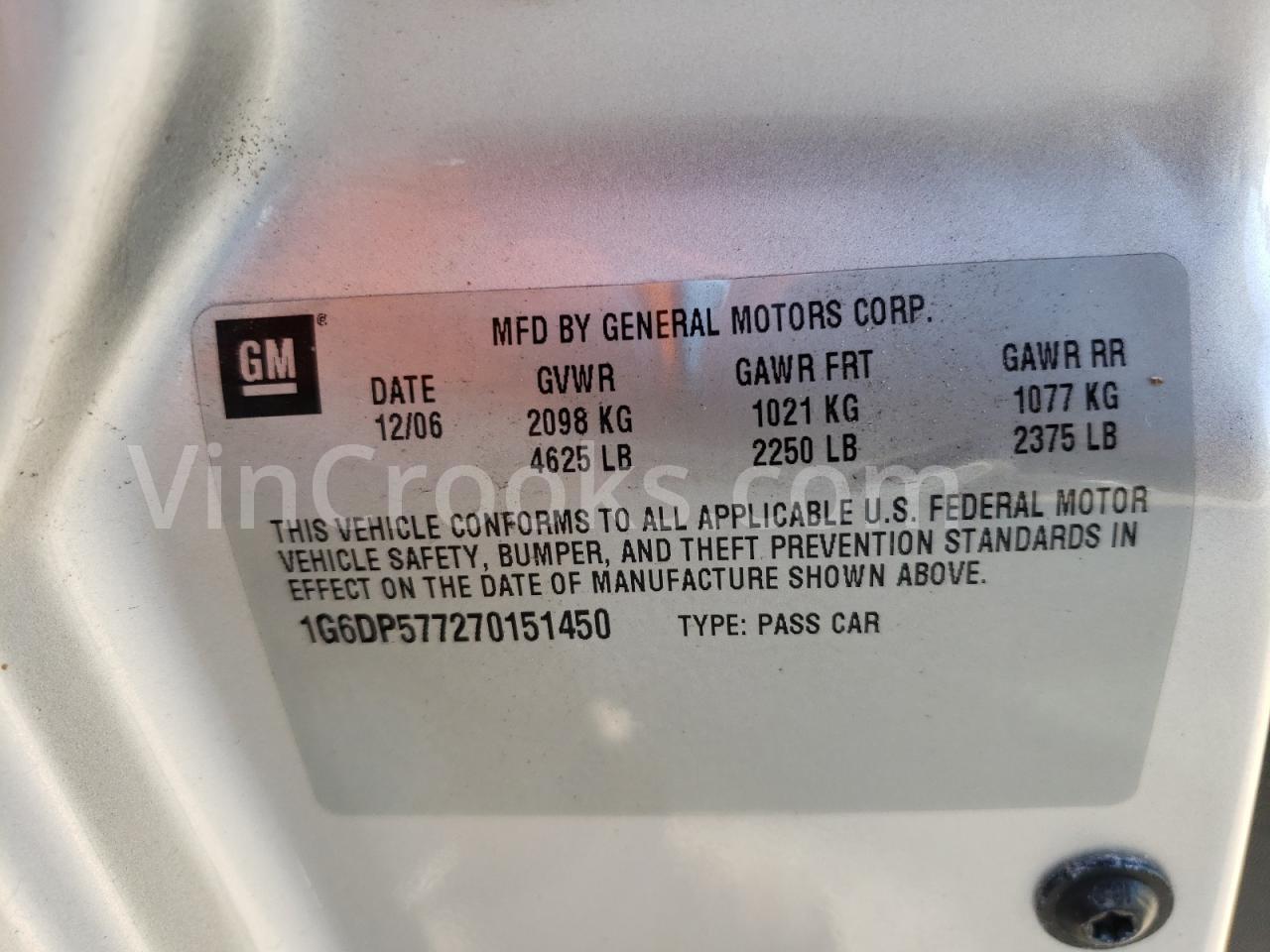 1G6DP577270151450