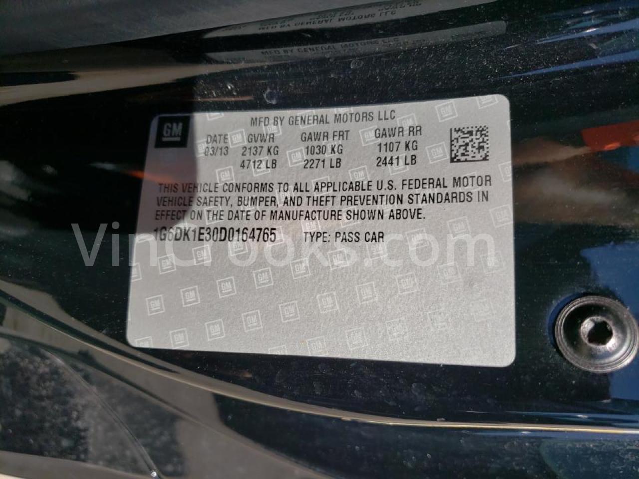 1G6DK1E30D0164765