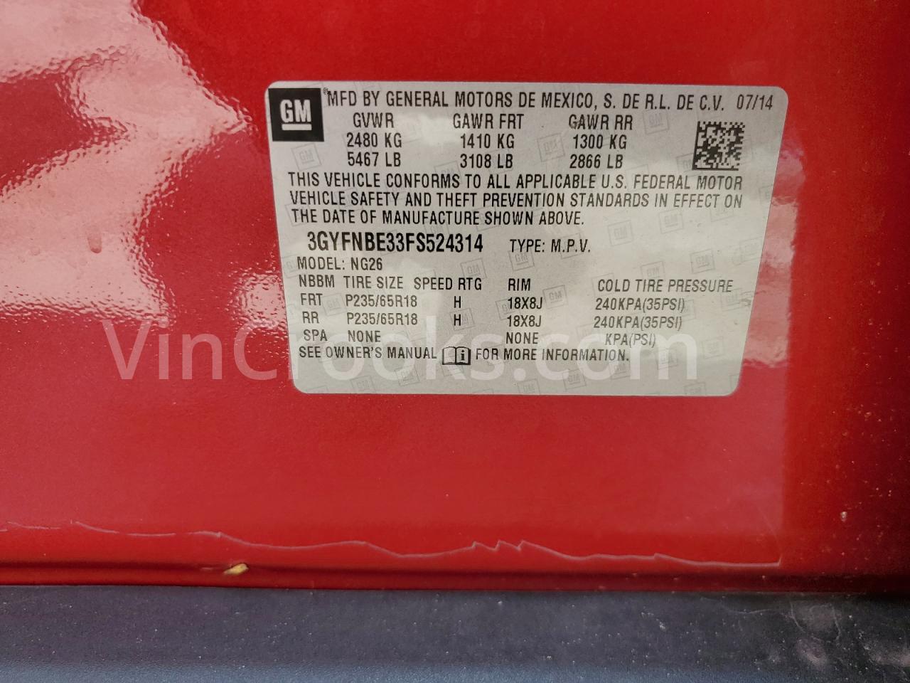 3GYFNBE33FS524314